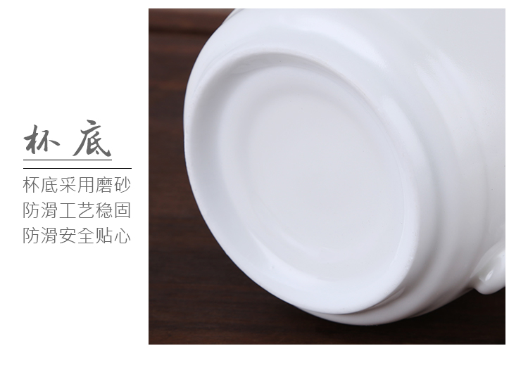 Cốc văn phòng tách trà cốc văn phòng kinh doanh cốc có nắp kinh doanh cốc gốm hội nghị biểu tượng tùy chỉnh - Tách bình thuỷ tinh đựng nước