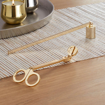 Incense Candle Tool Kit Candle Core Trim Candle Holder Hook Hood Cut Hook Three Sets Metal Candleholder Suit