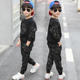 Boys spring suit 2022 new western style boy sports big boy Korean version handsome spring and autumn children's clothing trend