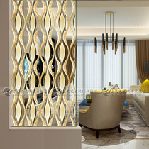 Modern art glass hot-selling living room partition screen shoe cabinet simple double-sided frosted transparent effect tempered lattice