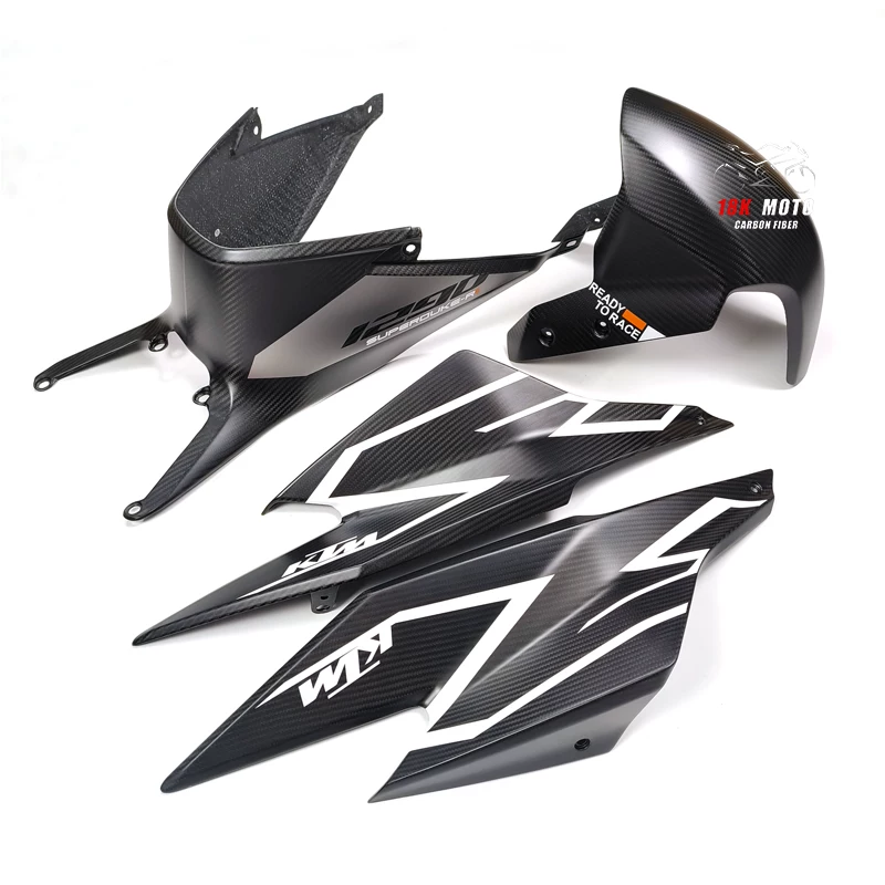KTM 1290SDR 20-24 Super Duke углеродное волокно модификационные аксессуары полная корпусная оболочка потоковая крышка сухой углерод
