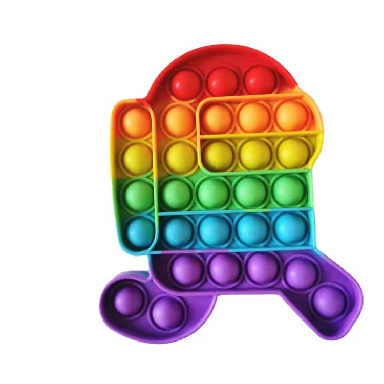 (Граничная торговля), радужный Pop it, детский браслет, игрушка, антистресс