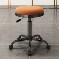 Internet celebrity barber rotating pulley makeup and hair salon manicure swivel chair bar stool beauty salon special lifting pulley round stool