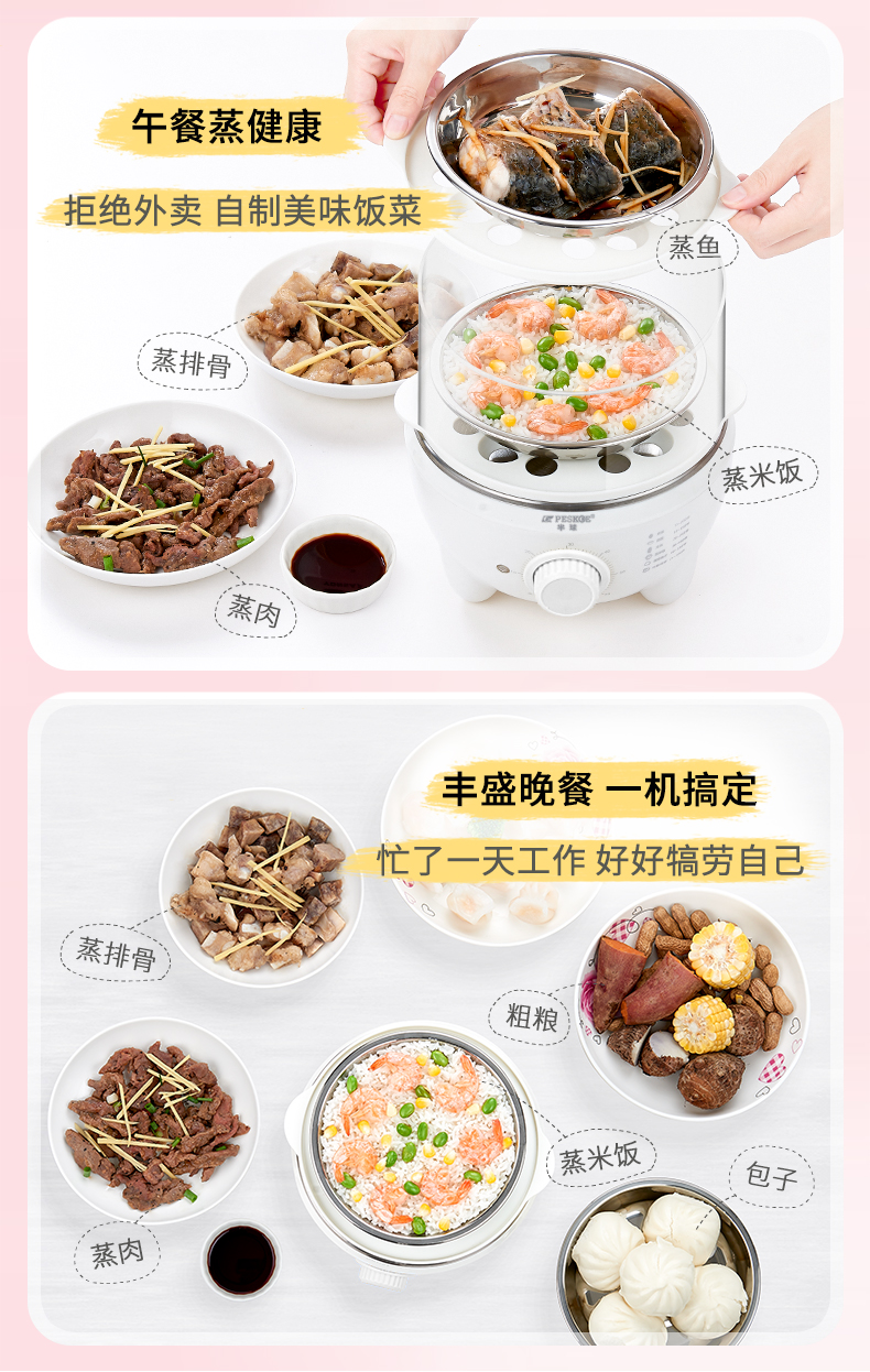 Ý tưởng từ khóa Bán cầu trứng công suất lớn tự động tắt nguồn thời gian đa năng hấp trứng hấp bữa sáng lớn trứng tạo tác - Nồi trứng nồi lẩu mini tốt