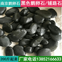 Nanjing black rain stone cobblestone gravel River beach stone River pebbles washed stone Garden courtyard paving stone