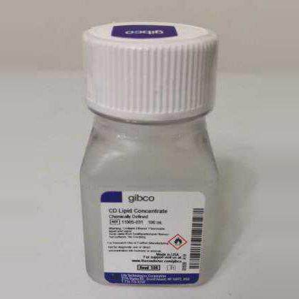 Gibco 11905031 化学成分明确的脂质浓缩液 100ml 11905-031