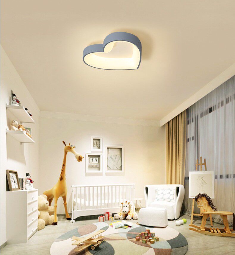 National Creative Arts Advanced Grey Master Bedroom Lamp Postmodern Led Minimalist children's bedroom ceiling lamp