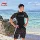 Áo tắm đôi Li Ning Bộ đồ nữ Bộ đồ đi biển phong cách cặp đôi Áo tắm trăng mật bên bờ biển Áo tắm nam bảo thủ Che bụng và giảm béo ao boi nu bikini 2 mảnh