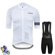 New RAPLHA summer short-sleeved cycling suit tops shorts mens and womens mountain road cycling equipment