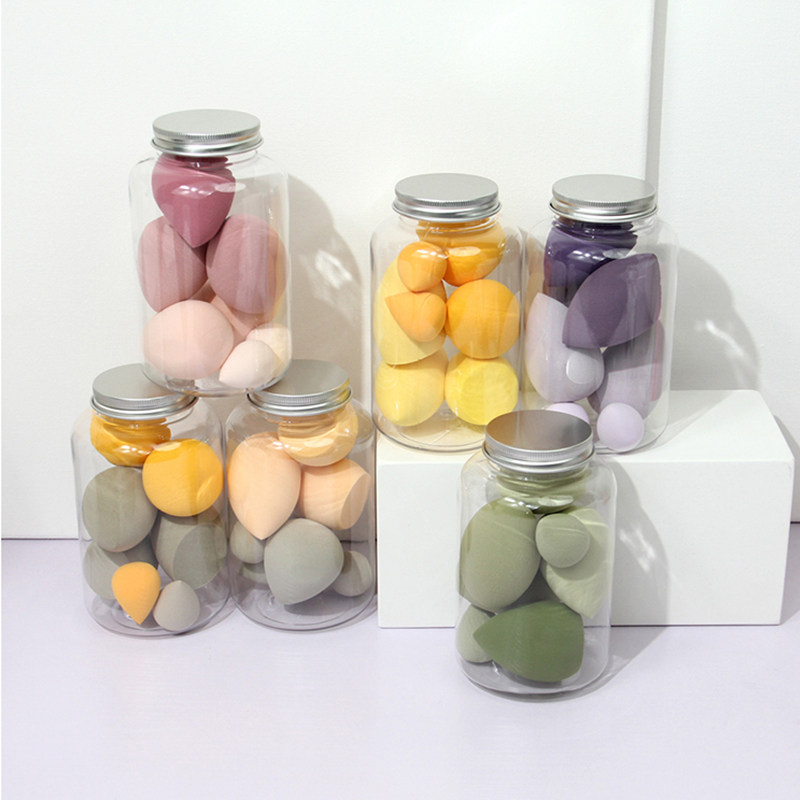 Makeup egg cans 7 pack puffs for any skin type may sponge cut surface dry simmer dual-purpose makeup makeup egg soft