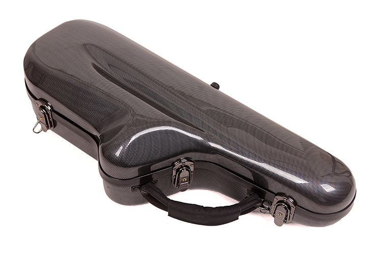 Châu Âu và Hoa Kỳ bag e Hộp túi Saxophone Saxophone có thể gấp đôi trở lại hộp nhạc cụ cầm tay FRP chống nước ba lô - Phụ kiện nhạc cụ dây guitar điện