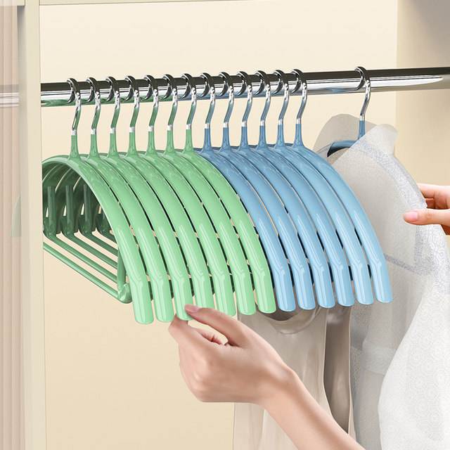 Liangduo clothes hanger ຄົວເຮືອນ anti-slip ຕ້ານ shoulders ແຈ seamless ອົບແຫ້ງສະແຕນເລດ balcony ຫໍພັກ rack ແຫ້ງເຄື່ອງນຸ່ງຫົ່ມ