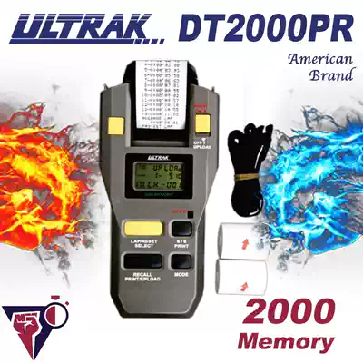 ULTRAK USA American DT2000PR three row 2000 memory printer stopwatch training Match Timer