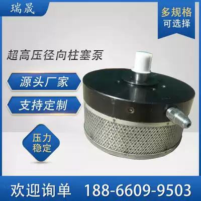 Ultra-high pressure RK radial piston pump small large flow 63MPa low noise radial pump multi-row electric plunger pump