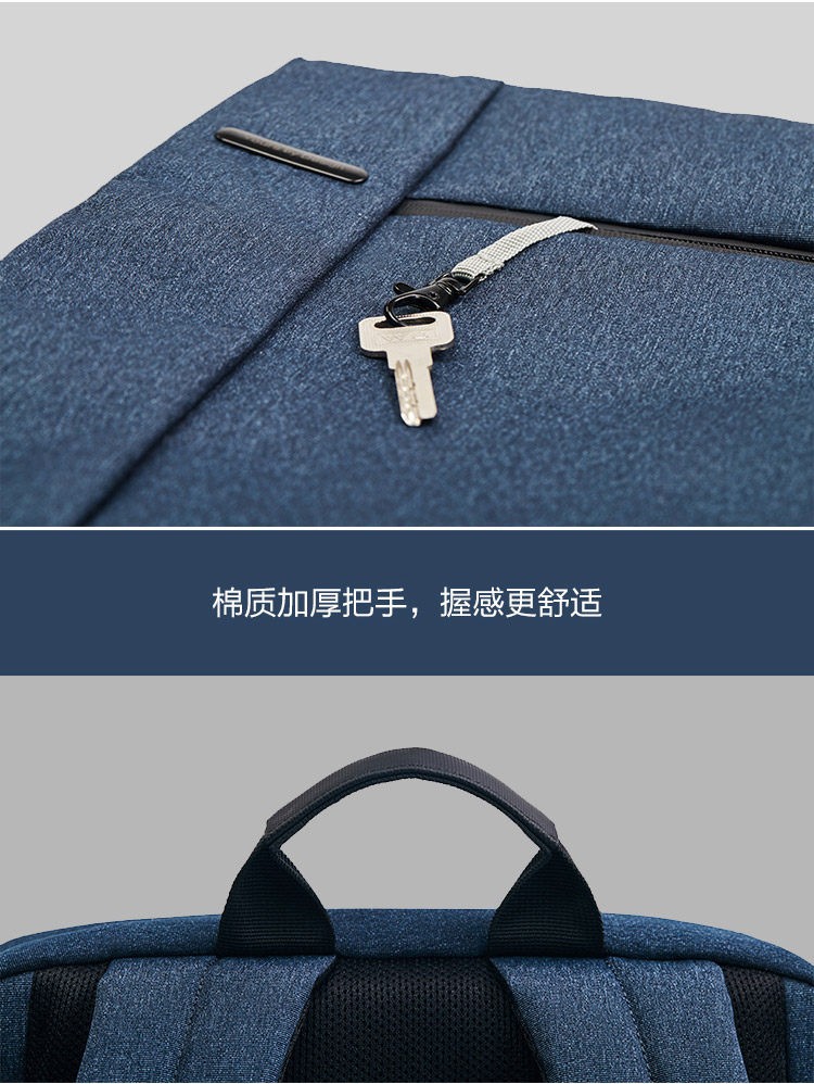 小米生态链 90分 经典双肩包电脑包 三层超大空间 图4