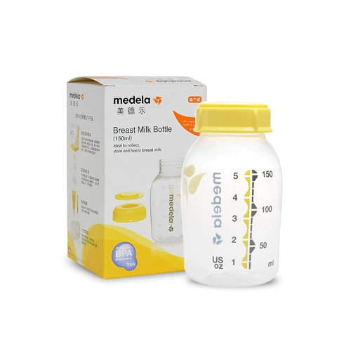 Medela, бутылочка для кормления, ёмкость для хранения молока, молокоотсос, 150 мл, материал