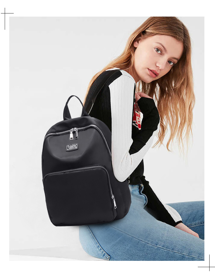 Ba lô nữ 2018 phiên bản Hàn Quốc mới của triều Oxford vải nhỏ ba lô nữ nylon túi vải thời trang hoang dã ba lô nữ