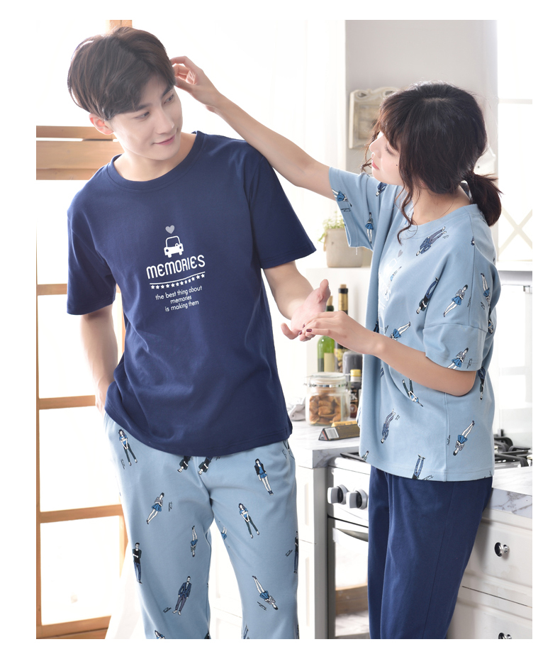 Pyjama mixte en Coton à manche courte - Ref 3005870 Image 18