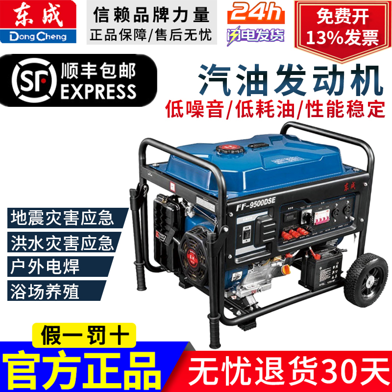 Dongcheng Gasoline Generator High-Power Single-Phase 3/5/8Kw Outdoor Dongcheng Equivalent Small Household Generator