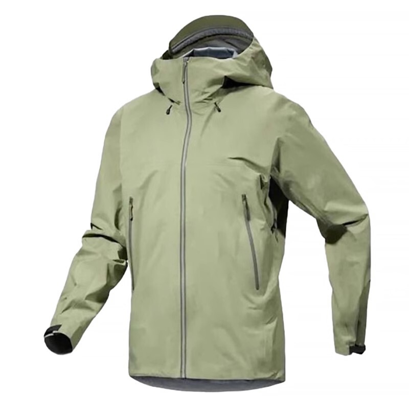 Unbranded Taizhou Bird Grass Green Softshell Jacket Lw Windproof Waterproof Hiking Mountaineering Clothing Light Outdoor Unisex Softshell Top
