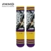 # MMD-Personalized Tide Socks In ấn vui nhộn Vớ bông dệt kim Hip Hop Graffiti Tăng cường sức ép Tất thể thao Vớ in - Vớ bông
