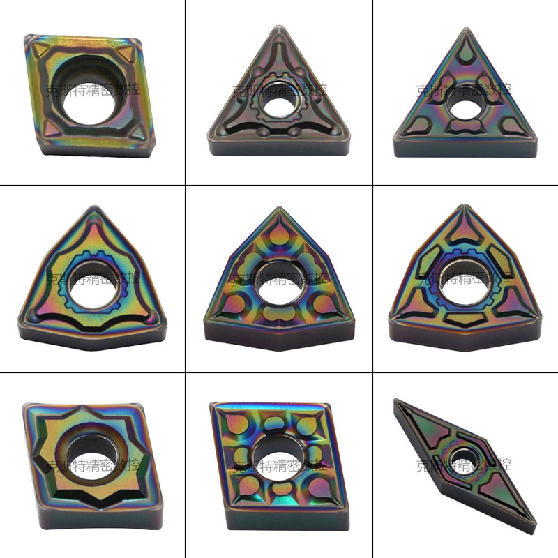 Colorful High-Hardness Cnc Inserts for High-Hardness Quenched Parts Wnmg0804 Tnmg1604 Vnmg Ap105