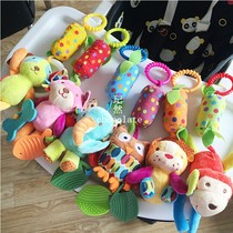 Plush rattle Bell Wind Bell bed Bell newborn baby comfort educational toy 0-1 year old baby stroller pendant