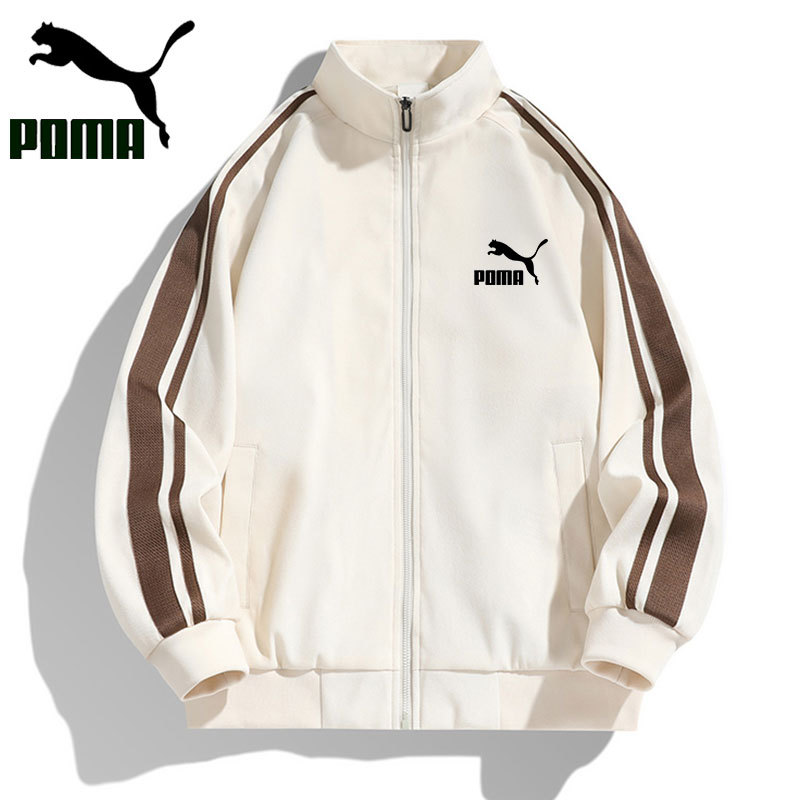 Brand Jacket for Men, Spring and Autumn Season, Stand Collar, Trendy American-Style Casual Outerwear, Loose Fit, Suitable for Young Students, Workwear Jacket