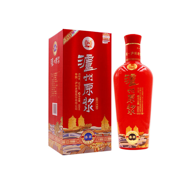 泸州老窖 泸州原浆酒 喜装 52度 500ml*6瓶 图4