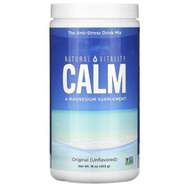 Spot US Natural Vitality Anti-Stress Beverage Powder Natural Calm Magnesium Supplement 453g