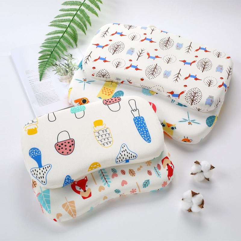 Newborn Baby Boy Styling Pillow 0-1-2-3 Year Old Baby Lengthened breathable Four Seasons General correction Anti-bias head