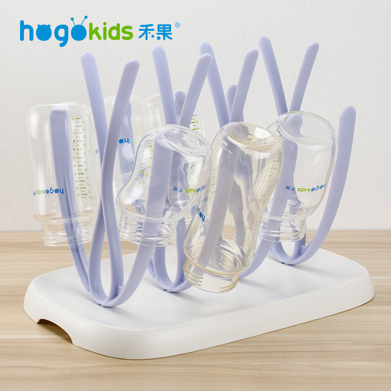 Heguo multifunctional bottle drain rack Baby bottle drying rack Bottle rack drying rack Baby bottle storage rack