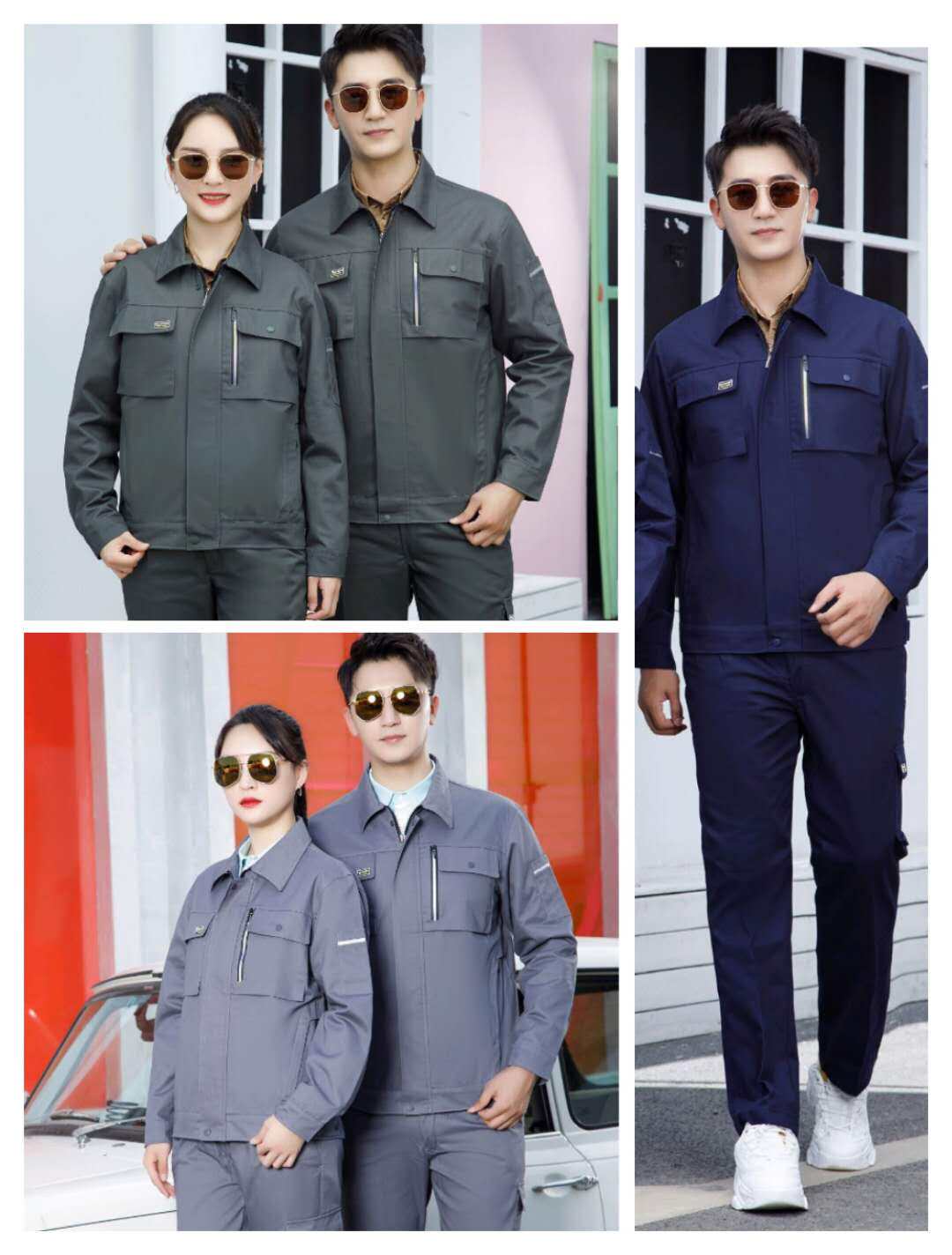 Autumn work clothes men's labor workshop workplace labor dry clothes and clothes custom factory work clothes