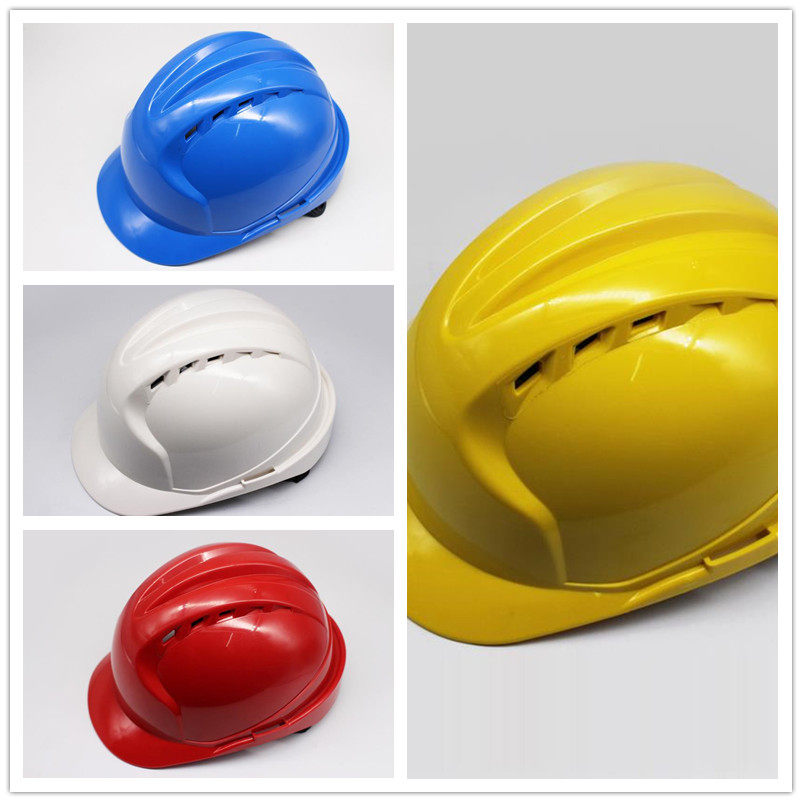 Glass Fiber Safety Helmet Site Construction Work Leader Hat Electrician Labor National Standard Breathable Thickening Protective Safety Helmet Male