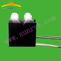 Square 2 holes LED spacer column square 2-hole column right angle LED interval rubber column LED upright lamppost
