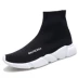 Mùa hè giày cao nam 2018 new breathable Hàn Quốc phiên bản của xu hướng hoang dã hip hop vớ giày của nam giới giày thể thao giày bóng rổ nam Giay cao