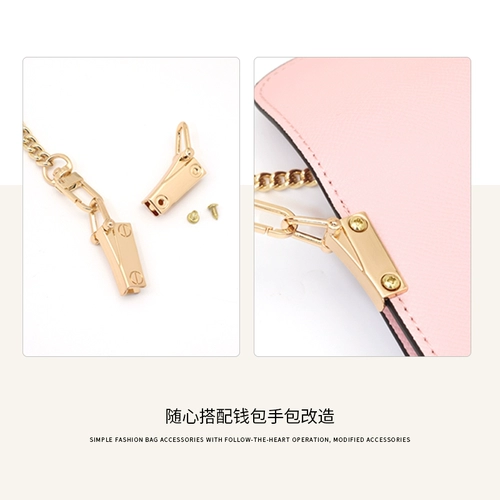 Сумка, медный металлический аксессуар, съемная застежка