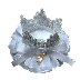 Mới sinh nhật trẻ em phụ kiện tóc vương miện Baroque công chúa hoàng gia tiara bé trăm ngày tuổi hiệu suất kẹp tóc