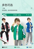Domei Barabara baby boy sports suit cotton spring CUHK Tong jacket Two sets 208121104107