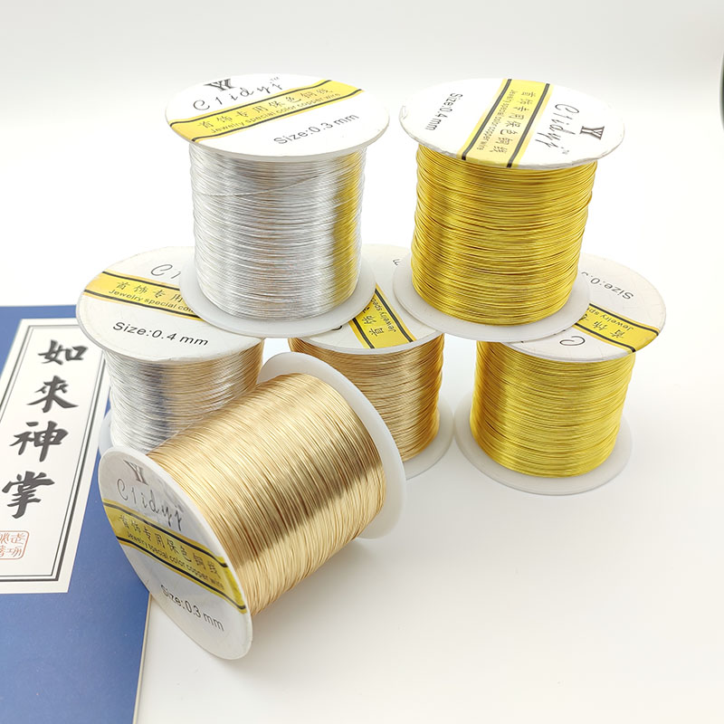 Half catty dress Porty large roll brass wire diy ancient windy styling accessories Hairpin Accessories material does not fade without oxidation