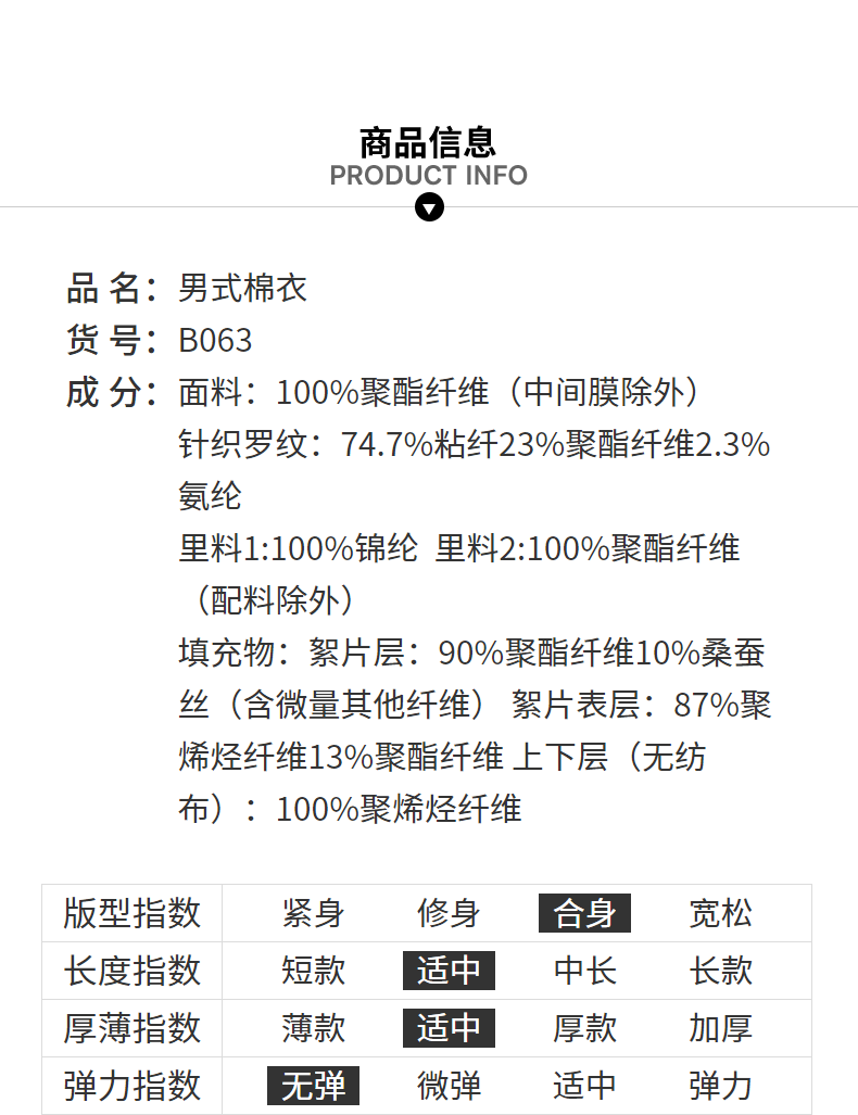 Blouson chaud pour homme en Polyester - Ref 3112345 Image 12