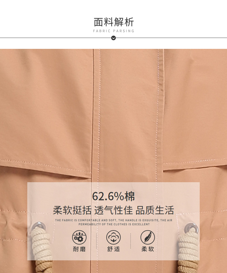 Trench pour femme en Coton - Ref 3226557 Image 11