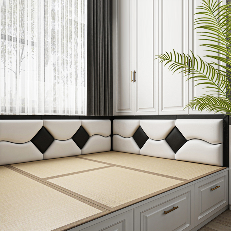 Wallpaper self-adhesive bedside soft package anti-collision tatami soft package wall surround 3d three-dimensional wall sticker bedroom warm wall decoration