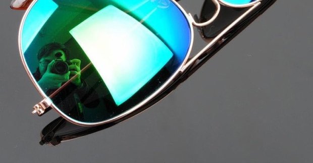 Mua hai tặng một kính râm mới nam và nữ thủy tinh retro kính râm mô hình ngôi sao ếch kính râm màu mat kinh