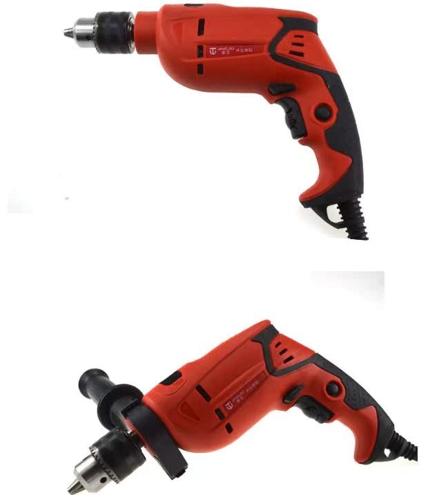 Máy khoan điện đa chức năng hộ gia đình khoan kết hợp khoan nhỏ micro khoan súng lục công cụ điện đặt điện khoan tường - Dụng cụ điện