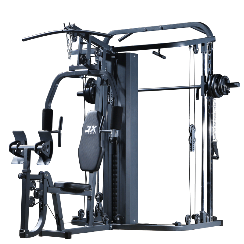 Фитнес тренажеры. Тренажер York-Fitness Diamond Gym. Силовой тренажер JX Fitness. Многофункциональный комплексный тренажер. Многофункциональный силовой тренажер двухсторонний.