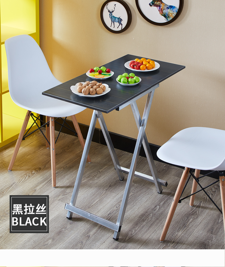Bàn gấp kích thước nhỏ Bàn ăn đơn giản Bàn ăn gia đình Bàn ăn đơn giản ngoài trời quầy hàng xách tay Bàn có thể gập lại - Bàn giá bàn học cho bé