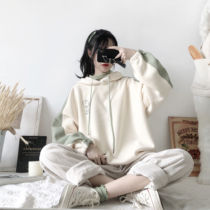 Oversize sweatshirt women 2021 new loose coat winter early autumn Korean series top temperament ins lazy wind