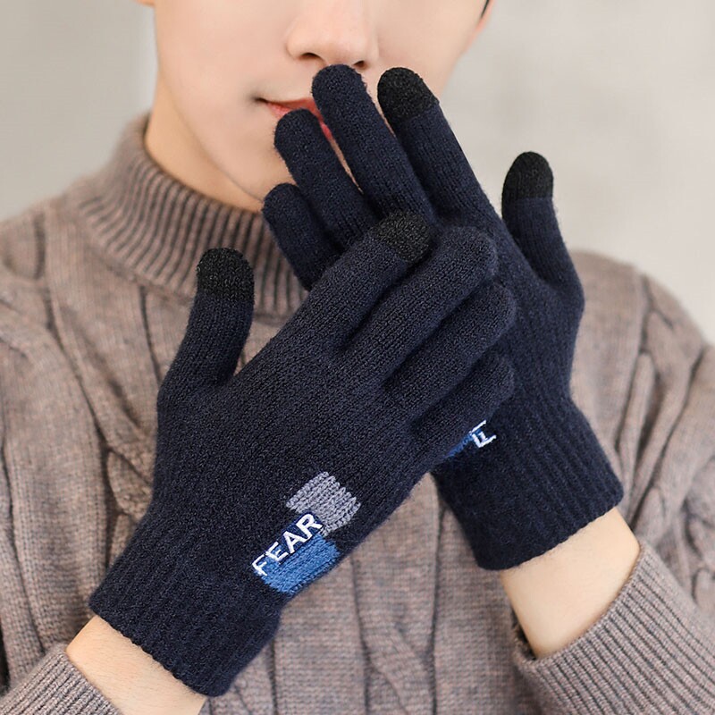High school students riding junior high school boys cycling middle school students 15-year-old junior high school 14 boy gloves male winter teenagers-Taobao