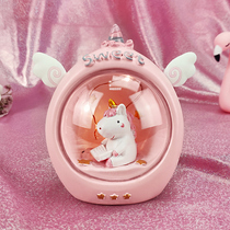 Unicorn night light ins Girl heart Room decoration Net red decoration Star lighting Table lamp Bedroom dormitory